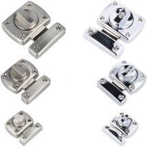 Wc Toilette Schloss Türriegel Barrel Bolt Türschloss drehbar Chrom 30mm