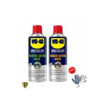 Kit Pulitore e Grasso Catene Moto Specialist Spray - 400 ml - Wd-40