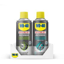 Wd-40 - Specialist Motorbike - Lote para cuidado y mantenimiento de cadena moto con Spray Limpiacadenas 400Ml + Grasa de Cadenas 400Ml - Pack 2