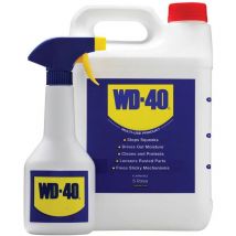 Wd-40 - WD40 Lubricant Fluid 5 Litre Jerry Can Refill and Spray Bottle W/D5LITRESA