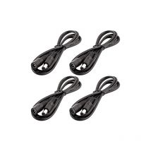 Rnemitery - 4pcs 1m dc 12V Câble d'extension Prise dc 5,5mm x 2,1mm dc 0-36V Cordon d'alimentation Rallonge électrique Mâle à Femelle pour Moniteur