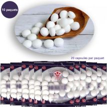 Rnemitery - 200 Pièces de boule anti-insectes anti-mites prévenir les mites désodorisation des toilettes protection des placards soins de jardinage