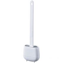 AWE - Brosse wc en tpr et caoutchouc thermoplastique, blanc - Blanc