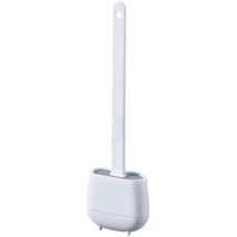 Awe - Brosse Wc En Tpr Et Caoutchouc Thermoplastique, Blanc - Blanc