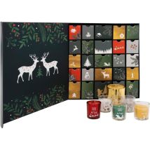 Calendrier de l'Avent – Bougies parfumées en verre – 25 pièces – Cire, Verre, Papier – WEB2O