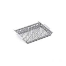 Etgs Grillkorb mit Halter Edelstahl - Weber