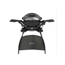 Q2400 Barbecue Elettrico, 55 x 39 cm, con supporto, Dark Grey (55020053) - Weber