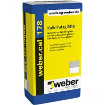 Weber.cal 178 Kalk-Putzglätte 25kg naturweiß