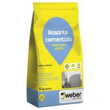 Webercem rs350 rasante cementizio bianco sacco kg 5