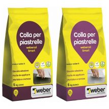 Webercol smart adesivo cementizio grigio sacco kg 5 C1TE