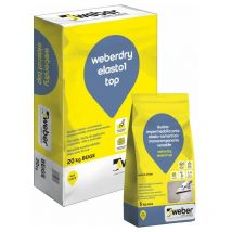 Weberdry elasto1 top guaina impermeabilizzante beige sacco kg 5