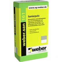 Weber Saint Gobain - Weber.san 161 Sanierputz 1mm, Naturweiß 30kg