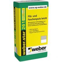 Weber.star 261 AquaBalance 0020 Filz- und Faschenputz leicht 0,5mm 25kg