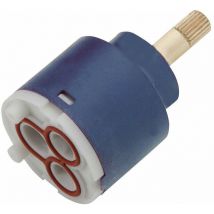 Webert - Desviador de cartucho de 2 vías ø 35 con varilla de latón AC0329000 Cartucho