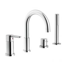 Nobili - Miscelatore bordo vasca serie abc WEBK110/9ABCR Cromato - Ottone
