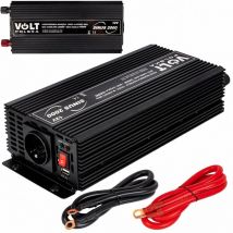 Volt Polska - Wechselrichter Spannung 12vdc Ausgang 230vac 1000w Pure Wave Sinus-2000-12v