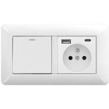 Wechselschalter Mit Steckdose Usb Und Usb C – Unterputz Wandsteckdose Renovierung Set