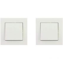 Wechselschalterset mit Rahmen, Steuerung per App / Alexa / Google Assistant