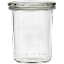 Weck Sturzglas 160 ml – 12er Set – Höhe 8,5 cm – Spülmaschinengeeignet – Vorratsbehälter für Desserts und Vorspeisen