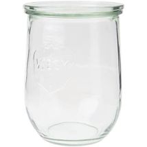 6 Weck Barattoli De Barattoli Per Conserve (, A Forma Di Tulipano De 1,0 Litri Rr100 Con Accessori, In Scatola Originale Weck Selection