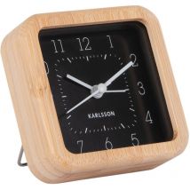 Wecker mit Bambusgehäuse neat, 9 x 9 cm