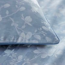 Magnolia Jasper 220TC 100% Cotton Super King Duvet Cover Sets Bedding Bed Sets - Blue - Wedgwood