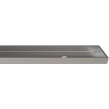 Barrette de finition à carreler pour évacuation linéaire 90 cm inox brossé Fundo - Wedi