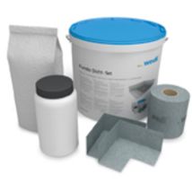Wedi Dichtungsset Fundo – Abdichtungskit für Duschwannen – Wasserdicht, frostbeständig, 10 m Abdichtungsband, 4,2 kg