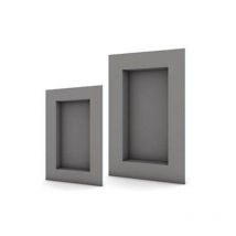 Wedi - Niche pour salle de bain 45,4 x 65,4 cm + revetement Top Sanwell - concrete gris