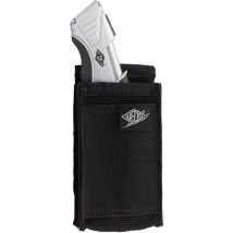Wedo 07880199 Fodero per Coltello Multiuso, Custodia da Cintura in Robusto Poliestere, Nero