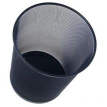 Papierkorb office 29,5 x 35 cm (d. x h) 18l Metall Farbe: schwarz 1 Sortierfach