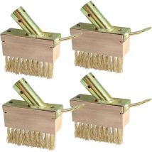 Weed Brush Set, 4 Pieces, Replacement Weed Brushes for Outdoor Patio Paving