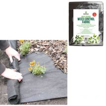 Weed Control Fabric Membrane Garden Landscape Ground Cover Sheet - 1.5m x 1m