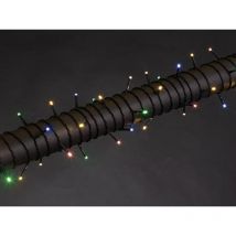 Wega led - 12 m - 80 LEDs - multicolor - cable verde - 24 v