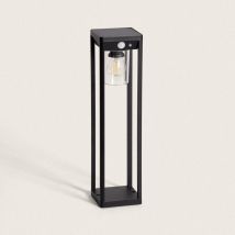 Ledkia - Wegeleuchte Außen Solar led 2W 40cm Aluminium mit Bewegungssensor Devah Schwarz