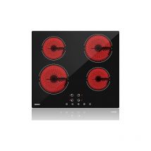 Wehimo - Domino Glaskeramikkochfeld 4 platten, 59cm,6000W, Einbaus Kochfelder Autark,9 Heizstufen,