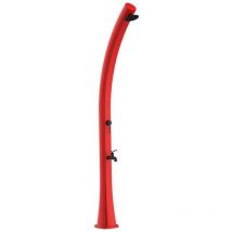 Rote Dusche Heißes Wasser Von Der Sonne Cm 20x21x226 Mpc Docciasolare Rio Rosso Blackmatt