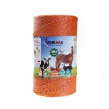 Weidezaunlitze Für Den Weidezaun 1000 mt 4 Mm² Litze Weidezaunseil Für Elektrozaun Für Tiere Pferde Hunde Eber Kühe Schweine Hühner Gemi Elettronica