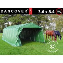 Dancover - Weidezelt 3,6x8,4x2,68m, pvc, Grün