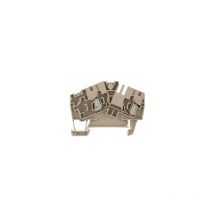 Bloc de jonction - passage - a ressort - zdu - 4 mm2 - 32a - beige foncé Weidmuller 1770370000 - Beige foncé