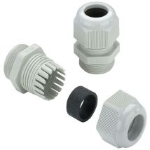 Weidmüller 2811470000 Presse-étoupe divisible, avec joint, avec décharge de traction M20 Polyamide 6 gris clair 1 pc(s) S206992