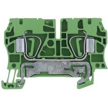 Weidmüller 1632080000-1 Schutzleiterklemme Zugfeder Grün-Gelb 1 St.