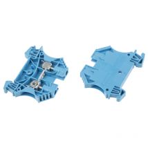 Bloc de jonction de traversée Weidmuller wdu, 4mm², a visser, Bleu ( Prix pour Paquet de 10 )