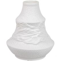 FIJALO – Weiße Itaca-Keramikvase – 21 x 7 x 25 cm – Keramik