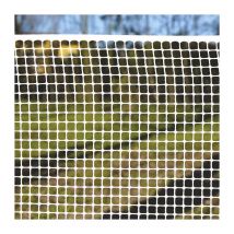 Weiße Quadratnetz 1x5 Meter - Maschenweite 10x10mm - hdpe UV-stabilisiert