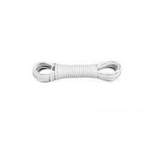 Wäscheleine 20 m – PVC – Weiß – Trocknungskapazität 20 kg