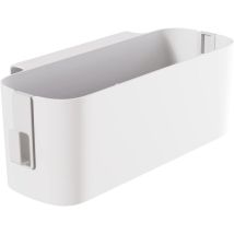 Weißer Hängeorganizer Fürs Bett, Hängekörbe Mit 2 Abnehmbaren Haken, Robust, Für Den Nachttisch, Ideal Für Schlafzimmer, Büro Oder Wohnung.