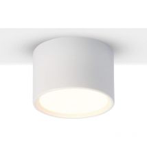 Weißer LED-Deckenspot, 3000 K, Warmweiß, 12 W, Deckenstrahler, Wohnzimmer, Esszimmer, Küche, Flur, Schlafzimmer, Ø120 mm, [Energieklasse E]
