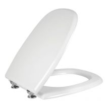 Weißer Toilettensitz aus MDF-Holz für Pozzi Ginori Mod. Square