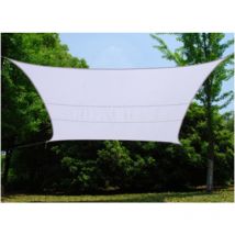 Schattierendes segeltuch 5X5 quadrat polyester weiss